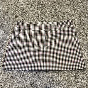 Veronica Beard Checkered Mini Skirt